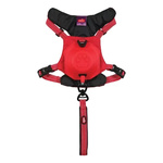 ZOLUX Szelki dla psa ze smyczą automatyczną Easyride XS czerwone