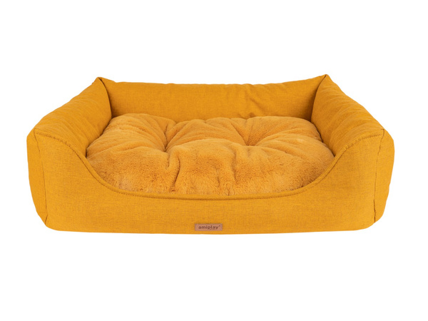 amiplay Sofa Como S 58x46x17cm Żółty