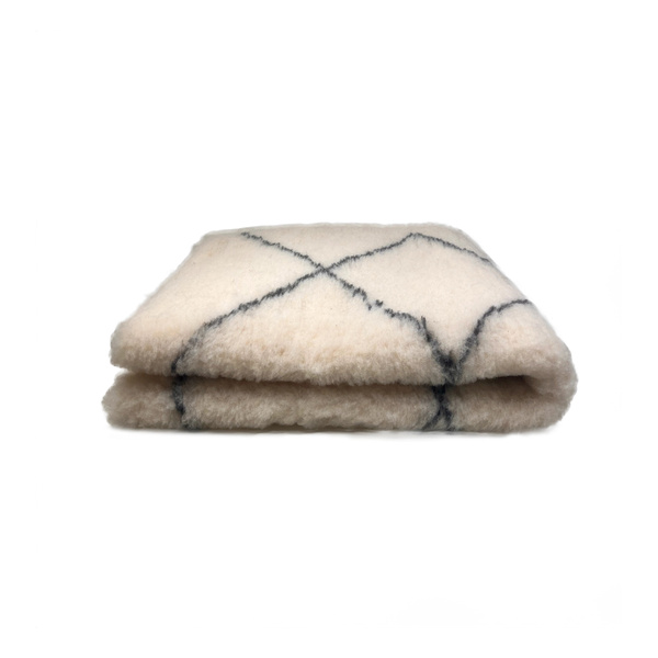 Zolux Dry bed posłanie izolujące dla psa wzór berberyjski 50x70 cm kol. beż