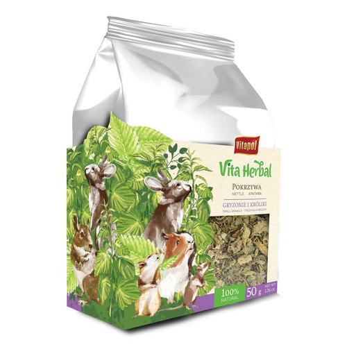Vita Herbal Liść pokrzywy dla gryzoni i królika 50g