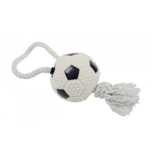 ZOLUX Zabawka dla psa piłka nożna ze sznurkiem 42 cm