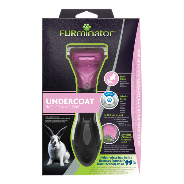 FURMINATOR Szczotka dla małych zwierząt królik kawia