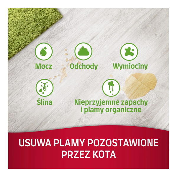 NATURES MIRACLE Płyn do usuwania codziennych plam kot REMOVER 709ml