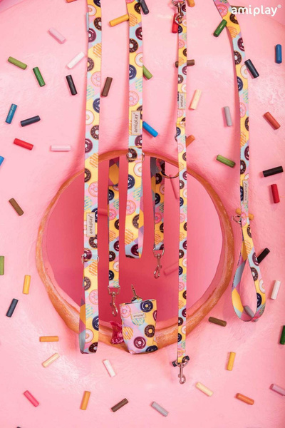 amiplay Smycz BeHappy dla Psa M 150cm Donut