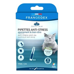FRANCODEX Krople antystresowe z kocimiętką dla kotów, 4 x 1 ml