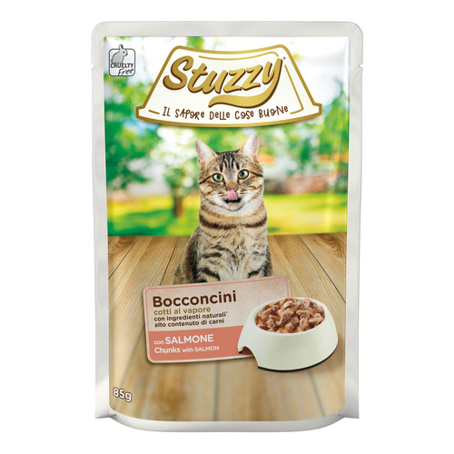 Stuzzy Bocconcini karma mokra dla kota łosoś w sosie 85 g