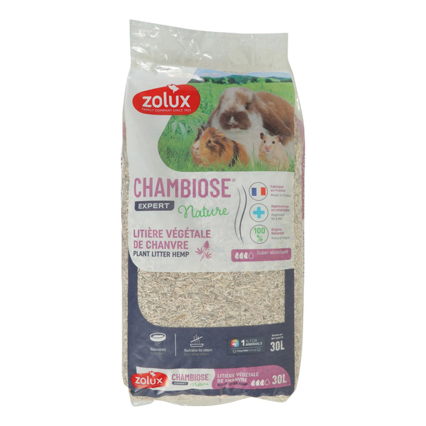 ZOLUX Ściółka dla królika i gryzoni Chambiose Nature 30 l