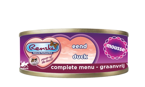Renske Cat fresh meat duck - kaczka, pełnoporcjowa, mus ( 70 g)