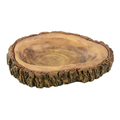 Terra Natura Dekoracja terrarystyczna miska do terrarium imitująca drewno 9cm