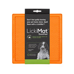 Mata LickiMat SOOTHER dla psów pomarańczowa