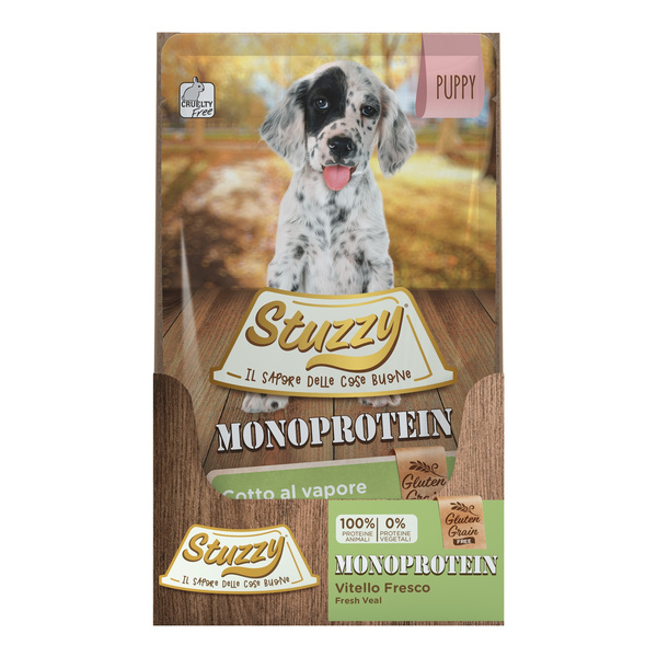Stuzzy Monoprotein karma mokra dla szczeniąt świeża cielęcina pasztet 150 g