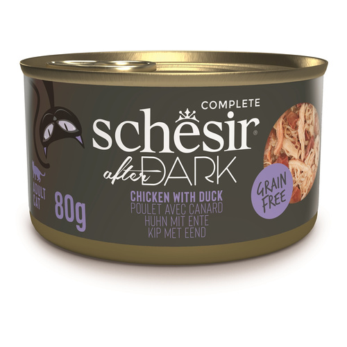 Schesir After Dark karma mokra dla kota kurczak w bulionie z kaczki 80 g
