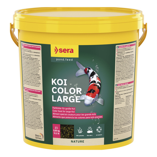 Sera Koi Color Large 21 l granulat - pokarm postawowy dla Koi