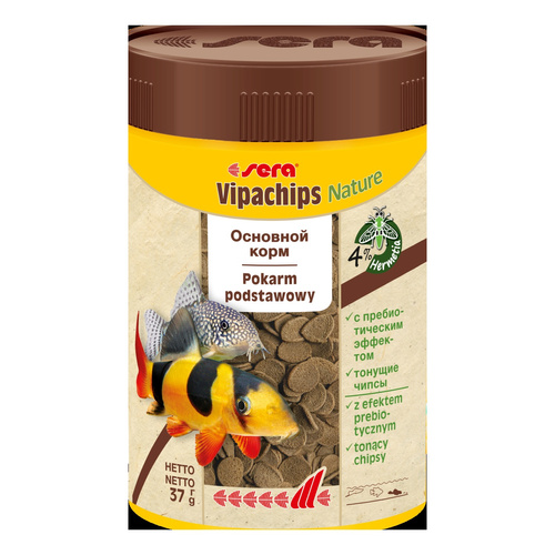 Sera Vipachips Nature 100 ml chipsy tonące - pokarm podstawowy