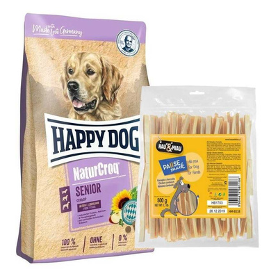Happy Dog Karma NaturCroq SENIOR 15kg+ Gratis