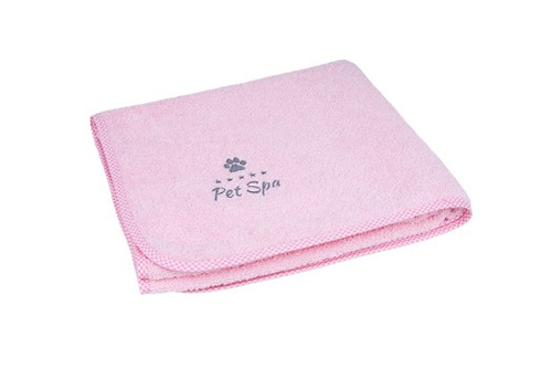 amiplay Ręcznik kąpielowy dla psa spa XS 35x31 Różowy