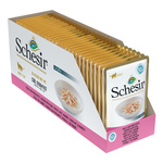 Schesir Karma mokra dla kotów kurczyk z szynką w galarecie 50 g