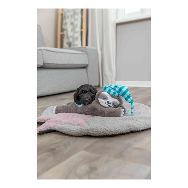 Trixie Junior Leniwiec, zabawka, dla szczeniąt, plusz, 34 cm, z biciem serca