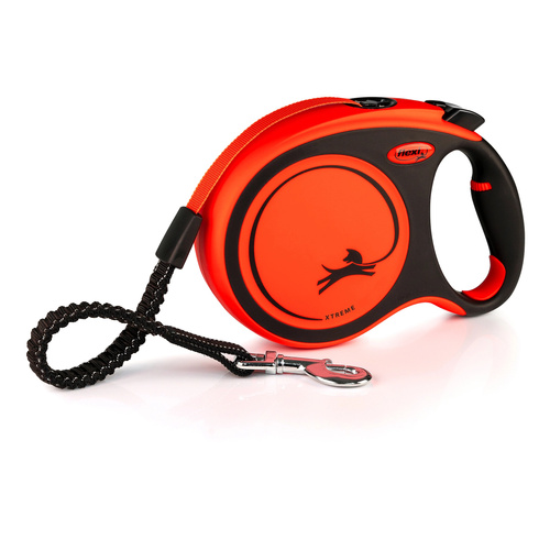FLEXI Smycz automatyczna dla psa XTREME L taśma 8 m kol. pomarańczowy