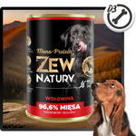 Mokra Karma Dla Psa Wołowina Puszka 400g Zew Natury MONO-PROTEIN