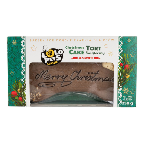 Tort Dla Psa   Merry Christmas Orzechowo - Czekoladowy