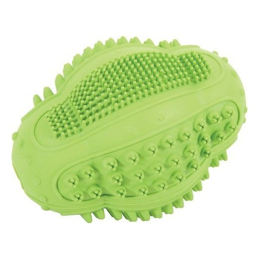 ZOLUX Zabawka dla psa piłka kauczukowa do rugby Dental 8 cm