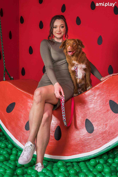 amiplay Szelki regulowane Guard BeHappy L Watermelon