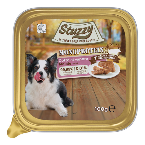 Stuzzy Monoprotein karma mokra dla psa wieprzowina pasztet 100 g