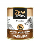 Mokra Karma Dla Psa ZEW NATURY 800g Bogata w Dziczyznę Dla Dorosłych Psów