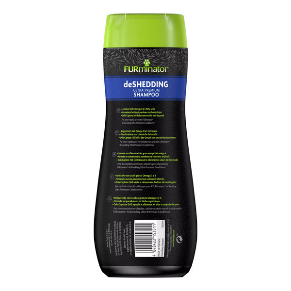 FURMINATOR Szampon dla psa zmniejszający linienie Ultra Premium 473 ml