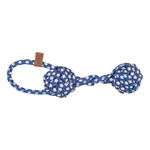 ZOLUX Zabawka dla psa gryzak hantel sznur BLUE FLOWER 29cm