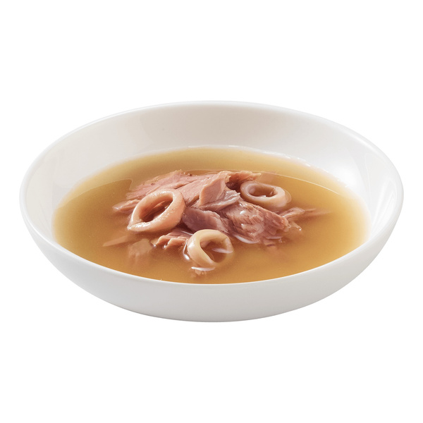 Schesir Soup karma mokra dla kotów zupa tuńczyk z kalmarami 40 g