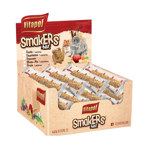 Vitapol smakers box owocowy dla gryzoni i królika 12szt/box
