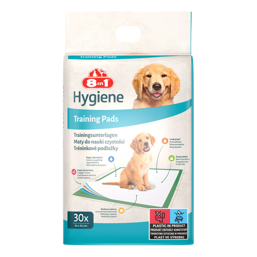 8in1 Podkłady dla psa do nauki czystości Training Pads 57x56cm 30 szt.