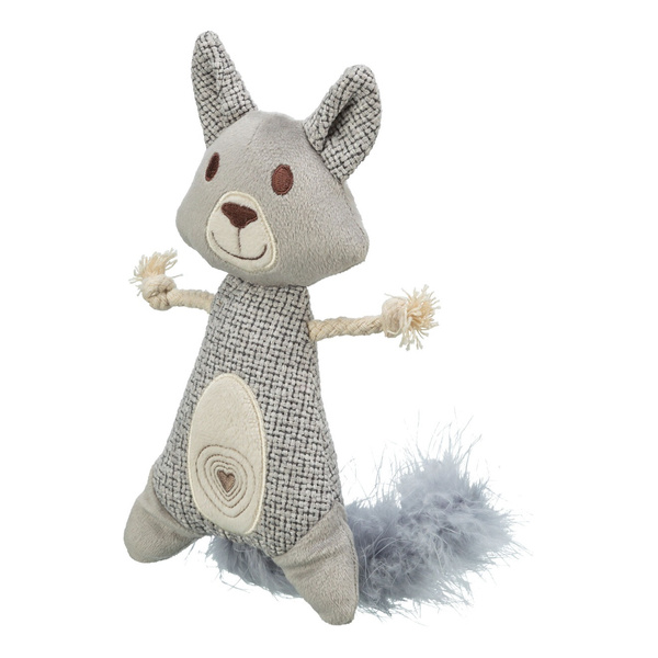 Trixie Szop XXL, zabawka, dla kota, plusz/materiał/pióra, 20 cm/30 cm, z kocimiętką