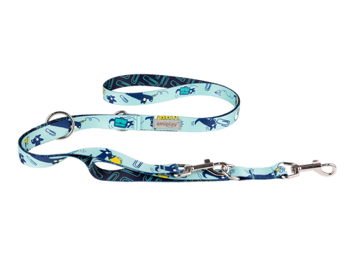 amiplay Smycz regulowana 7in1 Amik XL 100-200x2,5cm OfficeDog