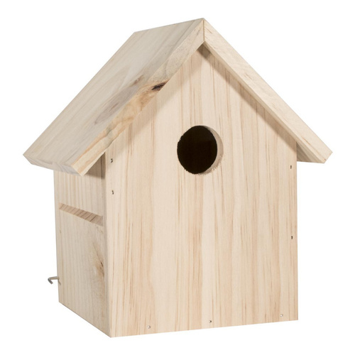 Lęgówka dla ptaków, drewniana, 17x15, 5x20, 5cm, do montażu, farby w zestawie