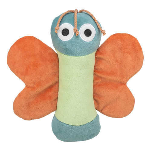 Trixie Motyl zabawka dla psa plusz 22 cm z folią szaleszczącą