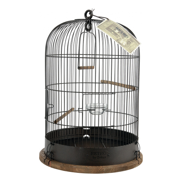 ZOLUX Klatka dla ptaków Retro Lisette śr. 35 kol.ciemny brąz