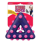 KONG Zabawka dla psa TDD13E Dotz Triangle masuje dziąsła L