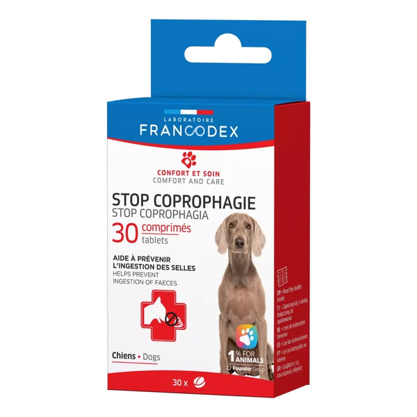 FRANCODEX Karma uzupełniająca dla psów STOP KOPROFAGIA 30 szt.