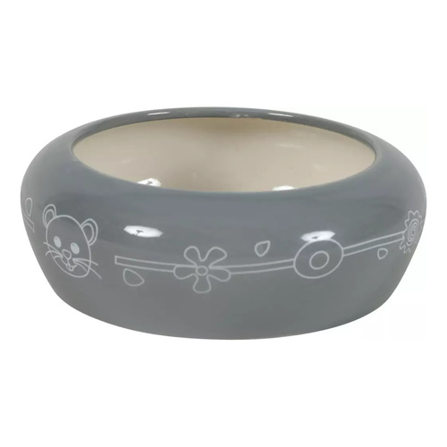 ZOLUX Miska ceramiczna dla gryzonia 250 ml kol. szary/beżowy
