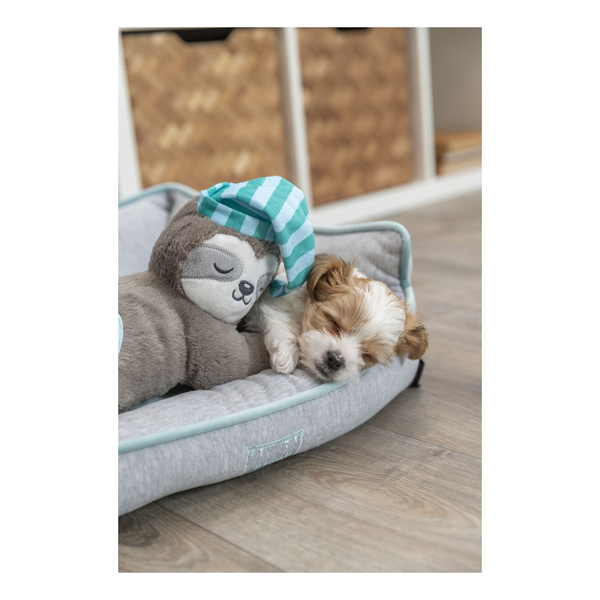 Trixie Junior Leniwiec, zabawka, dla szczeniąt, plusz, 34 cm, z biciem serca