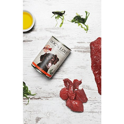 DOG'S LOVE BARF Pure Rind - wołowina czysta (400g)