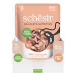 Schesir C&B karma mokra dla kotów tuńczyk z łososiem w galarecie 85 g
