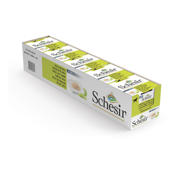 Schesir Karma mokra dla psa kurczak z jabłkiem w galarecie 150 g