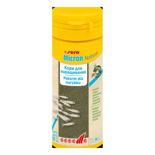 Sera Micron Nature 50 ml - pokarm planktonowy wspierający wzrost