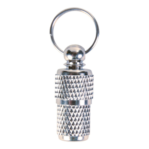 Trixie ADRESÓWKA METALOWA srebrna ZAKRĘCANA