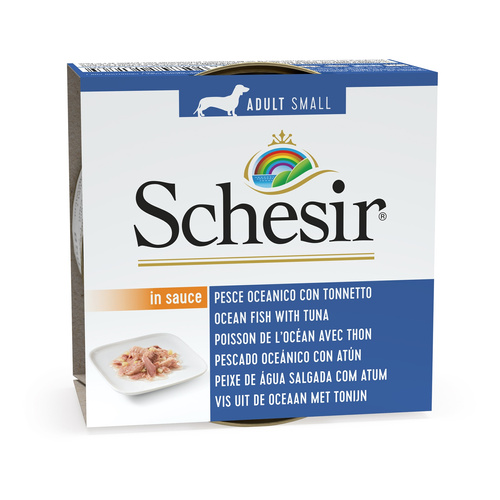 Schesir Karma mokra dla psa ryby oceaniczne z tuńczykiem w sosie 85 g