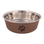 Trixie MISKA METALOWA Z PLASTIKOWĄ POWŁOKĄ, 2.0 l/o 23 cm